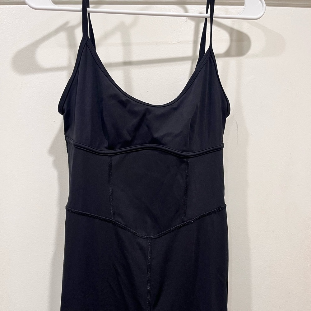 Athletic flare legging body suit